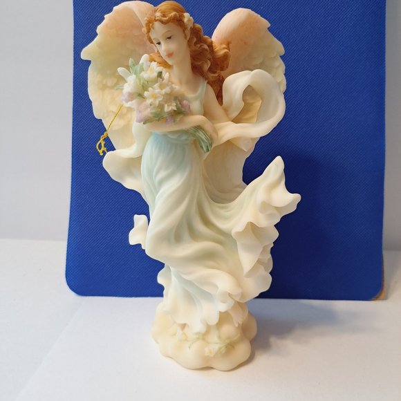Seraphim Classics Angel Figurine & Base "Lily" 2001 Limited Edition Item# 84242 - Picture 12 of 14